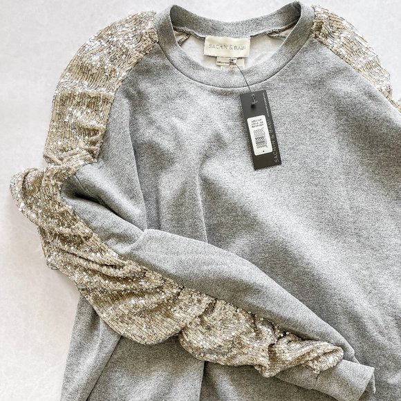Sachin + Babi Tops - Sachin & Babi Sequin Sweatshirt